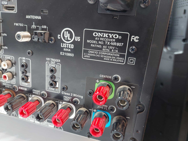 Onkyo AV Receiver Model: TX-NR807
