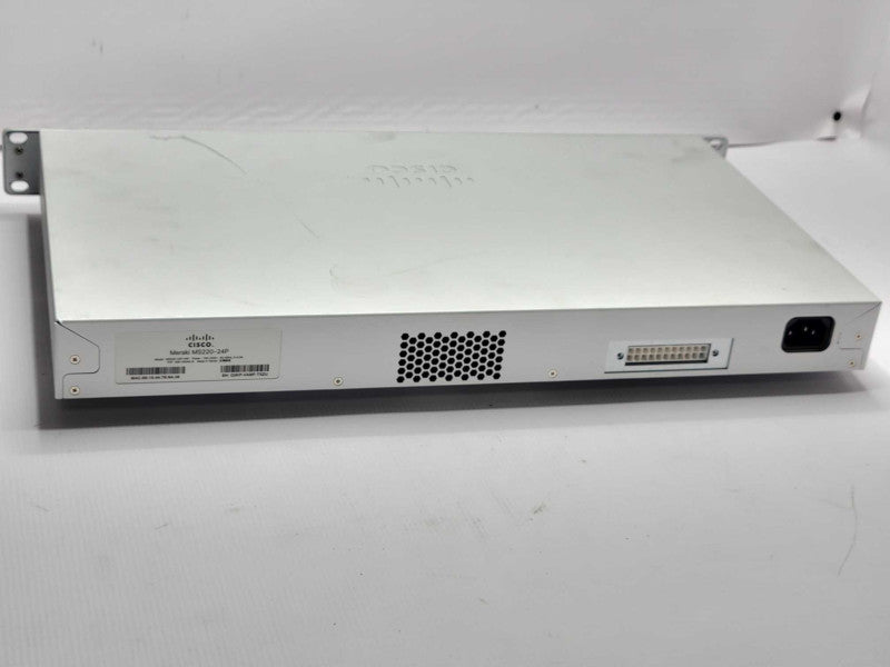 Cisco Meraki MS220-24P 24-Port PoE GbE Managed Switch CLAIMED, READ _