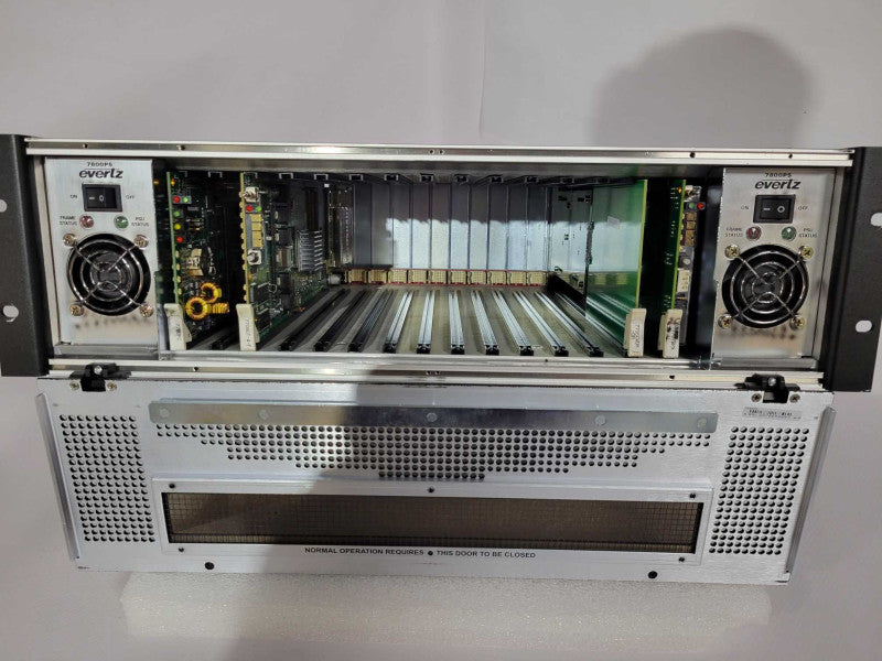 Evertz 7800FR 15-Slot MultiFrame With 4x Modules & 2x PSU *Read Module Info !