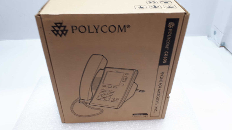 Polycom CX500 Standalone IP phone PoE 2200-44300-025 *New  Q&