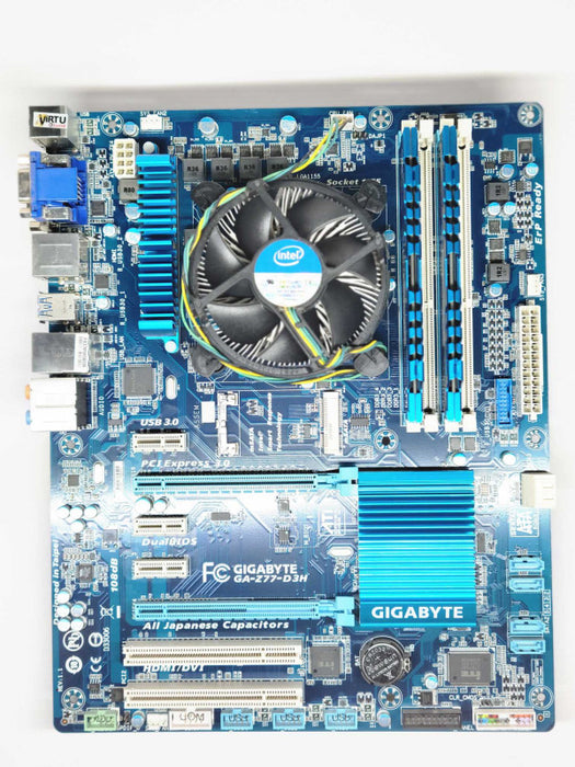 Intel Core i7-3770K | Gigabyte GA-Z77-D3H | 16GB RAM | mSATA|  I/O PLATE