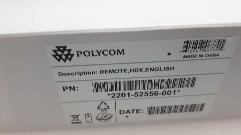 Polycom HDX Remote Control English 2201 52556 -001 New &
