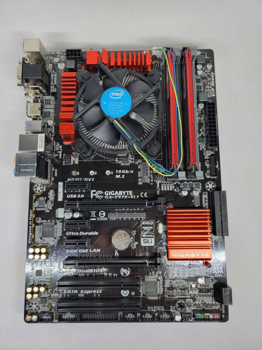 Intel Core i7-4790 | Gigabyte GA-Z97X-SLI | 16GB RAM | M.2 | I/O PLATE