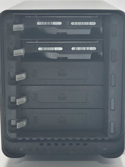 Data Robotics Drobo FS DRDS2-A 5- BAY NAS with 2x 2TB HDDs, READ _