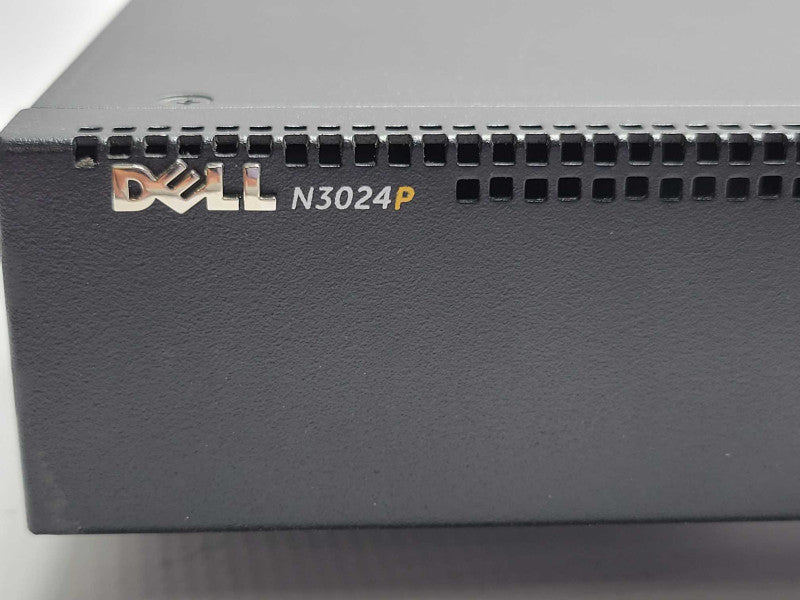 Dell Networking N3024P 24-Port PoE Gigabit Network Switch 2x PSU Q_