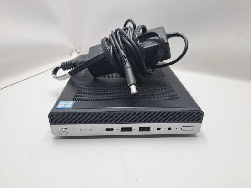 HP EliteDesk 800 G5 USFF i5-9500 @ 3.00GHz 16GB DDR4 256GB NVMe + 90W Adapter )