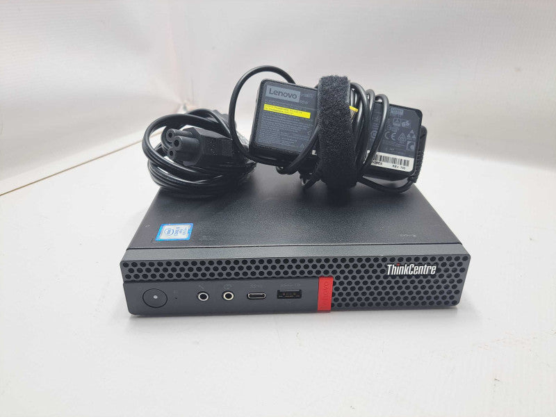Lenovo ThinkCentre M920q USFF i5-8500T @ 2.10GHz 16GB DDR4 + 65W Adapter )