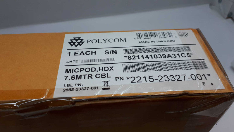 Polycom HDX Mica Microphone Array Pod - Black (2215-23327-001) New &