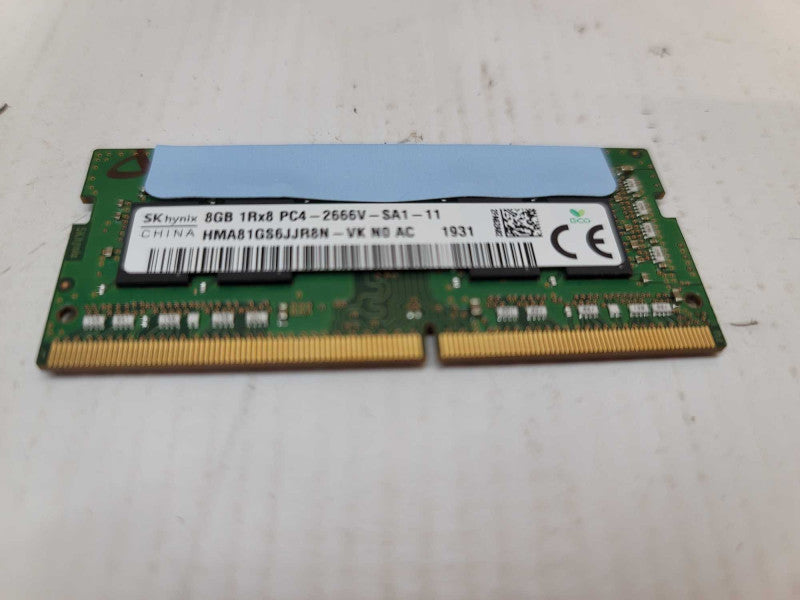 8GB  1Rx8 PC4 - 2666V - SA1- 11 SkyHynix SODIMM Ram  Î²