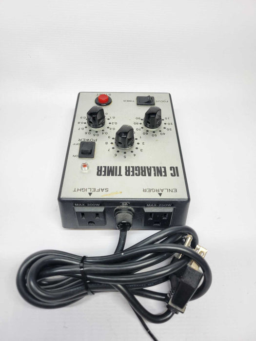 Saunders Darkroom Enlarging IC Enlarger Timer w/10th of Seconds Q
