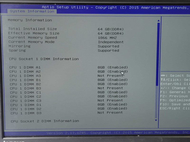 Lenovo TS RD650, 1x Xeon E5-2630v3 2.4GHz, 64GB DDR4, 2x PSU, LSI MR SAS 9286 _