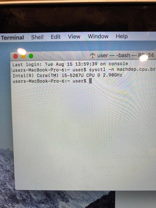 Apple MacBook Pro Retina 13\\" Early 2015 Core i5-5287U 16GBRAM 256GB SSD READ!