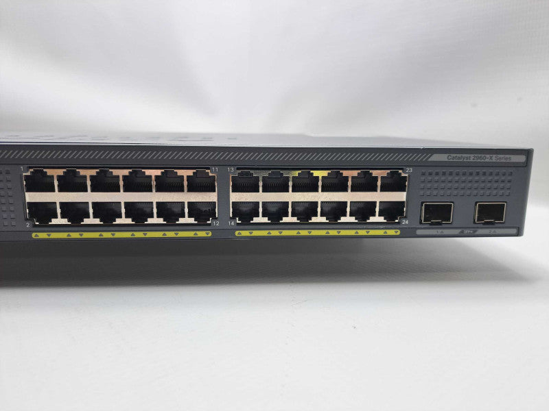 Cisco WS-C2960X-24TD-L 24-Port Gigabit Managed Switch w/ 2-Port 10GbE SFP+ )