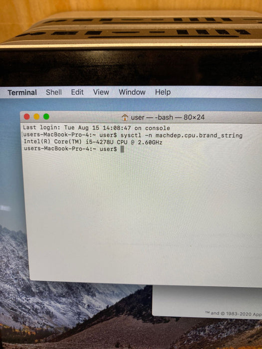 Apple MacBook Pro Retina 13\\" Mid 2014 Core i5-4278U 8GB RAM 256GB SSD READ!