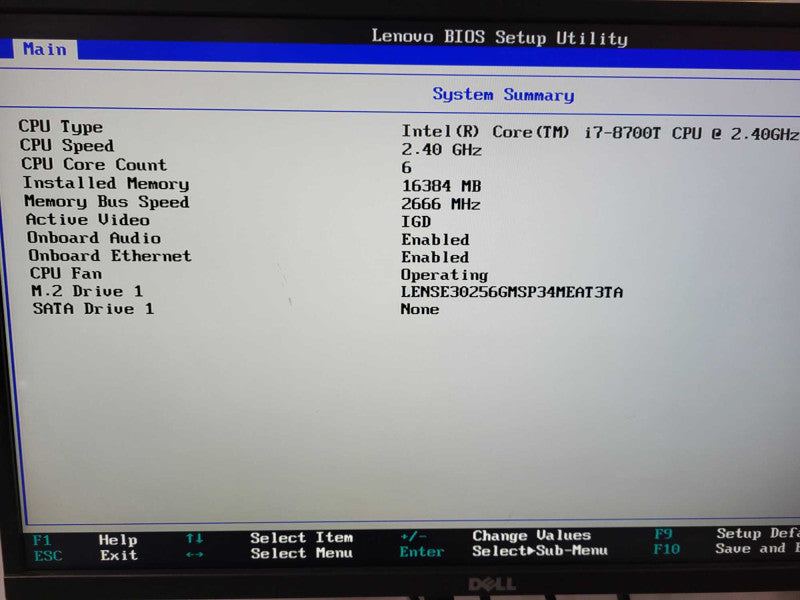 Lenovo ThinkCentre M720q USFF i7-8700T @ 2.4GHz 16GB DDR4 256GB M.2 w/ AC $