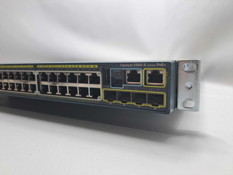 Cisco WS-C2960S-48LPS-L 48-Port Gigabit POE Managed Switch )