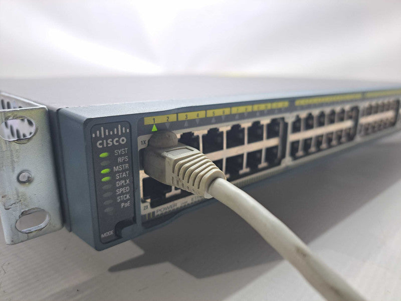 Cisco WS-C2960S-48LPS-L 48-Port Gigabit POE Managed Switch )