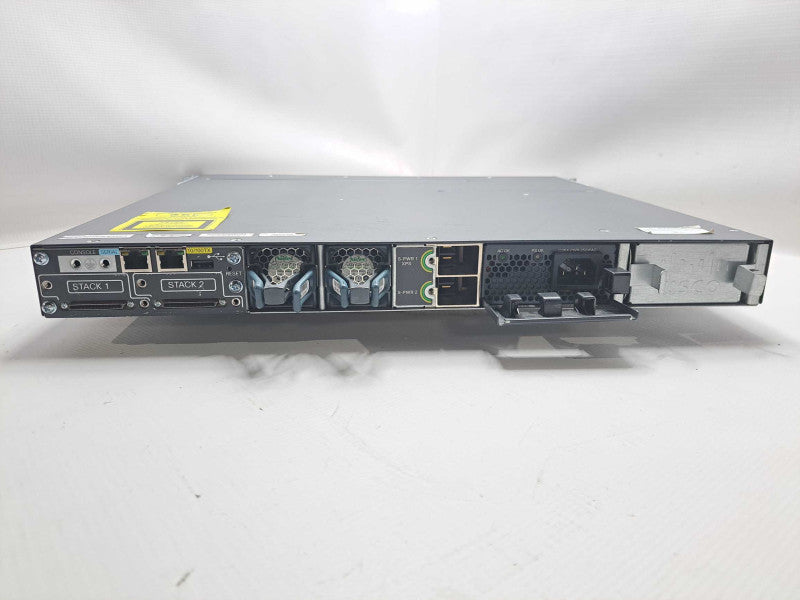 Cisco WS-C3750X-24T-L 24 Port Gigabit Network Switch 1x 350W PSU )