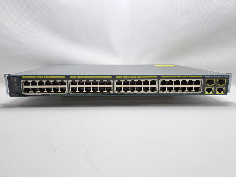 Cisco WS-C2960-48PST-L 48-Port Rack-Mountable Fast PoE Switch Q)