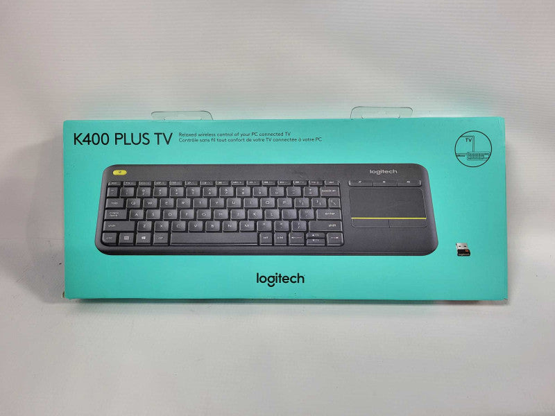 Logitech K400 Plus Wireless Touch TV Keyboard Brand New $
