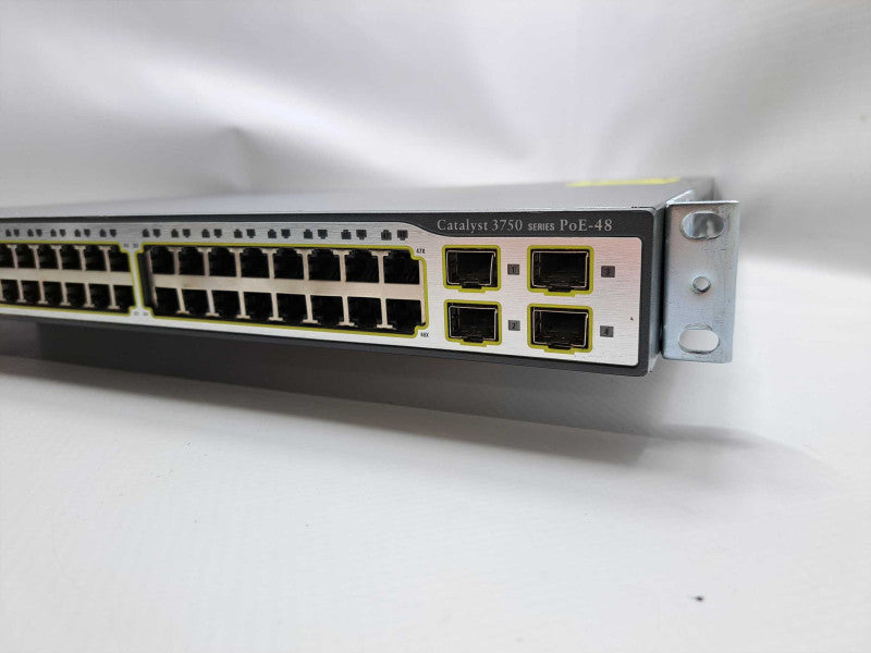 Cisco WS-C3750-48PS-S 48 Port 10/100 PoE Network Switch  )
