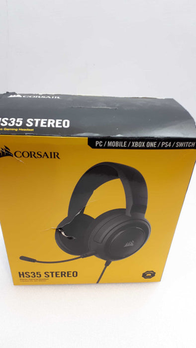Corsair HS35 Stereo Wired Gaming Headset for PC, XBOX ONE, PS4 - New &