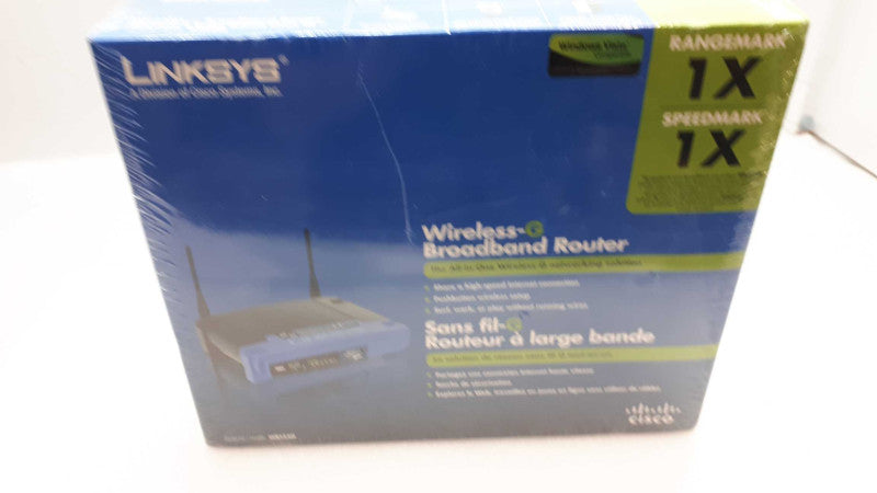 Brand New Linksys WRT54G 54 Mbps 4-Port 10/100 Wireless G Router &