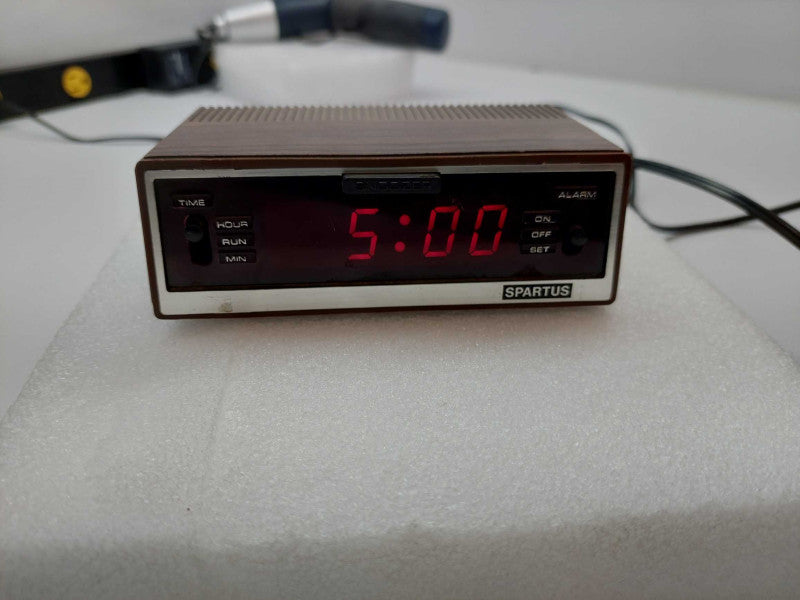 Vintage Spartus Electric Alarm Clock