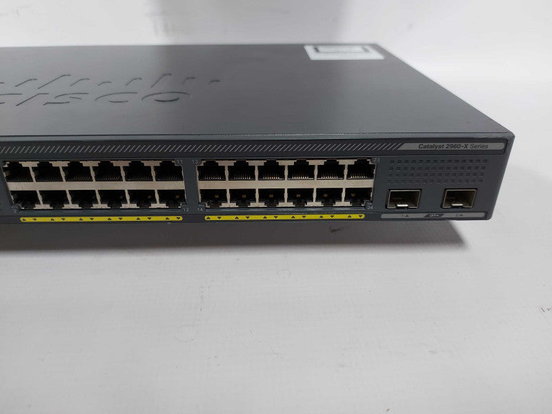 Cisco Catalyst 2960x series WS-C2960X-24TD-L Gigabit Managed Switch w/ 2-Port #