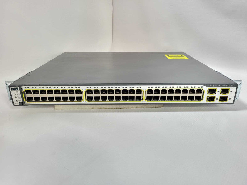 Cisco 3750 Series WS-C3750-48PS-S 48-Port PoE Managed Ethernet Network Switch Q$