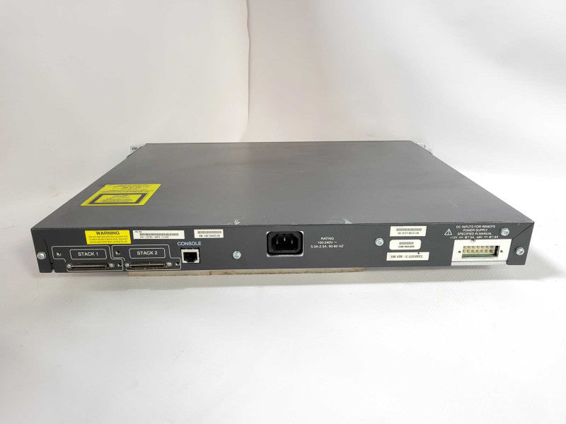 Cisco 3750 Series WS-C3750-48PS-S 48-Port PoE Managed Ethernet Network Switch Q$