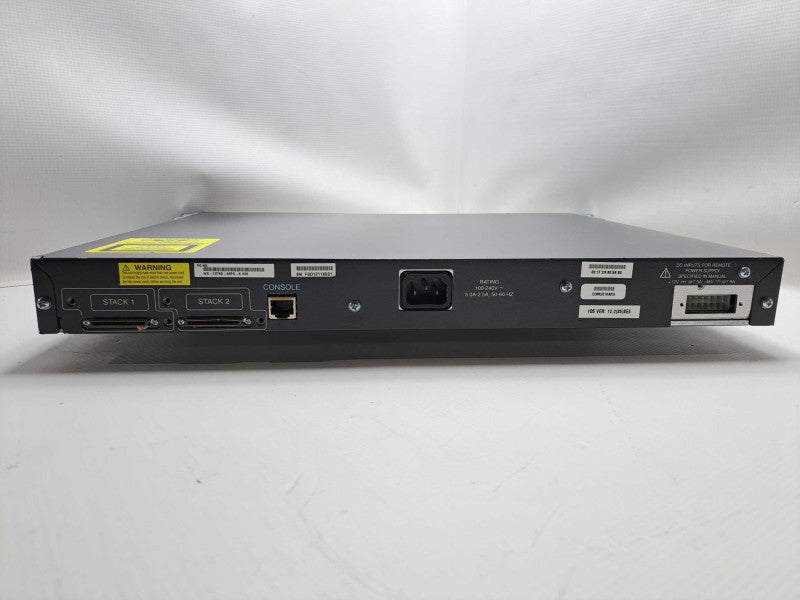 Cisco WS-C3750-48PS-S 48 Port 10/100 PoE Managed Network Switch Q)
