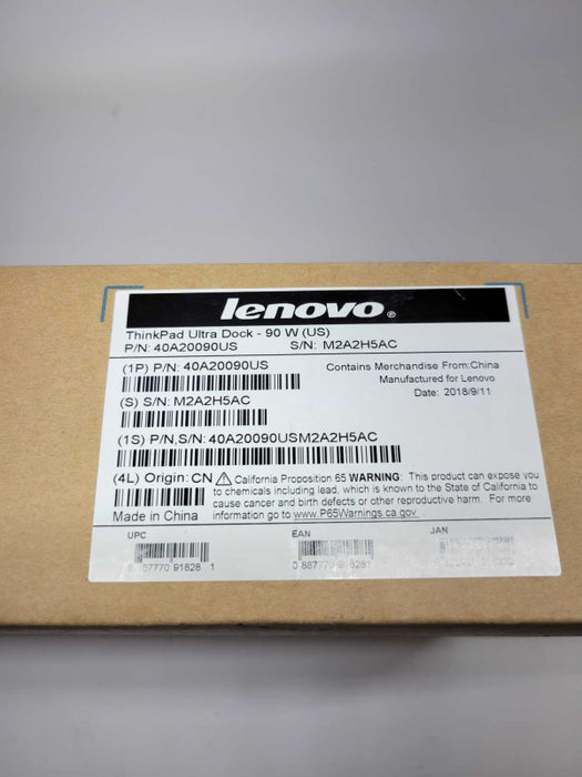 Lenovo ThinkPad Ultra Dock 90W-US Q