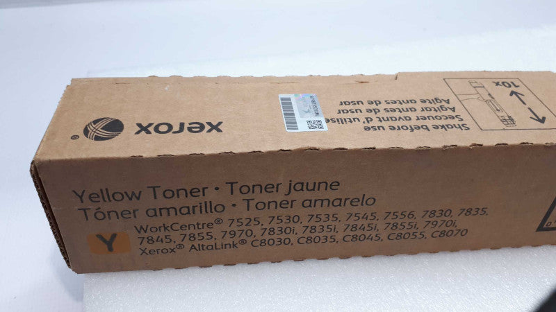 Xerox 006R01510 ~ Yellow Laser Toner Cartridge ~ New In Box &