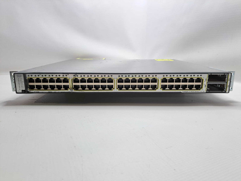 Cisco WS-C3750E-48PD-SF 48 Port PoE Gigabit 1U Managed Switch *READ* )