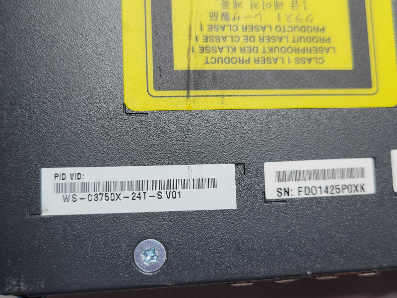 Cisco Catalyst WS-C3750X-24T-S 24-Ports Gigabit Network Switch, 2x PSU Q_