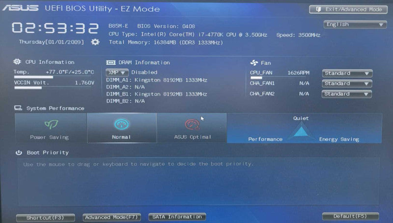 1U BLACKBOX - Core i7-4770K | ASUS B85M-E | 16GB RAM | 300W PSU