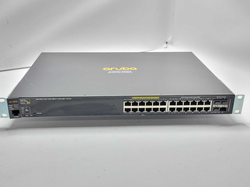 HPE Aruba 2530-24G POE+ J9773A 24 Port Ethernet Switch, Factory reset _