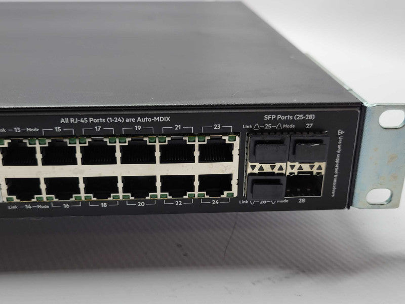 HPE Aruba 2530-24G POE+ J9773A 24 Port Ethernet Switch, Factory reset _