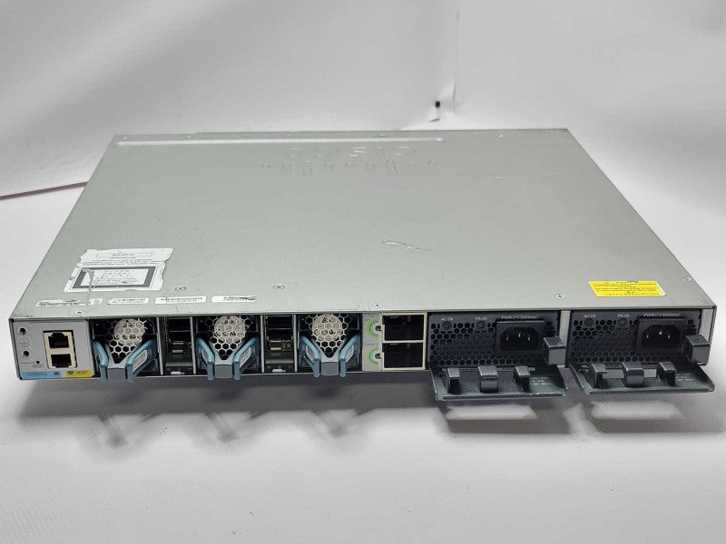 Cisco WS-C3850-48P-S 48 Port Gig PoE+ Switch, IP Services, 2x PSU _