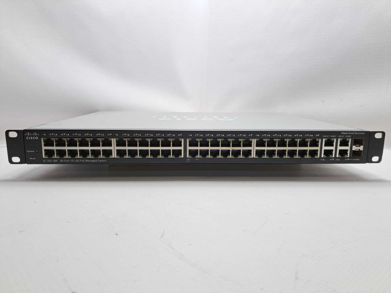 Cisco SF300-48P 48-Port 10/100 PoE- Managed Switch SRW248G4P-K9  )