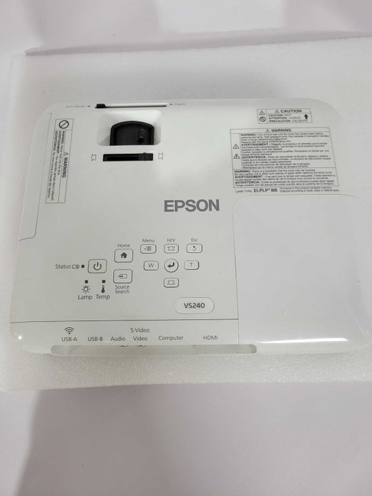 White Epson VS240 H719A 3LCD Projector !