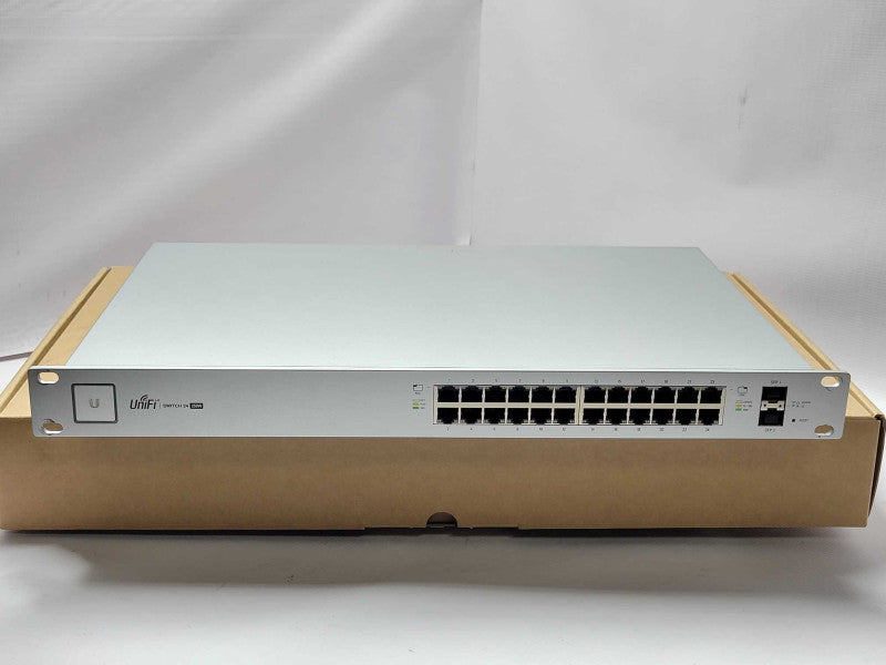 Ubiquiti UniFi US-24-250W 24-Port Managed Gigabit PoE+ Switch READ _