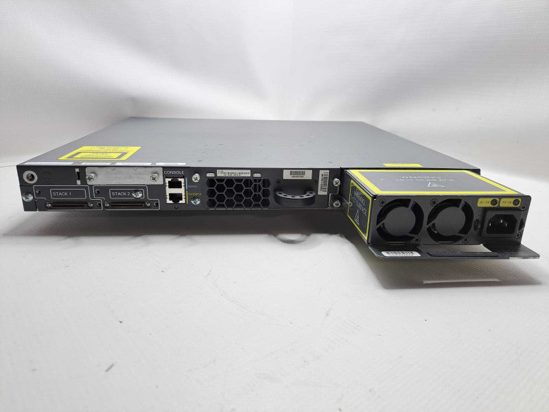 Cisco WS-C3750E-48PD-SF 48 Port PoE Gigabit 1U Managed Switch 1150W PSU Q)