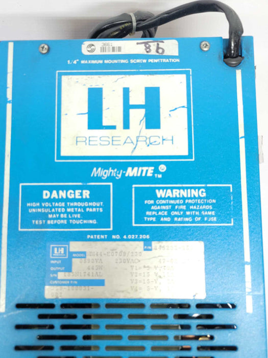 Mighty-Mite MM44-E0708/230 Power Supply Q