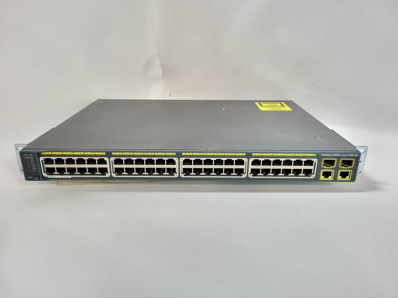 Cisco Catalyst 2960 WS-C2960-48PST-L 48-Port Rack-Mountable PoE Switch $