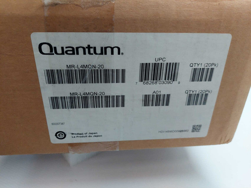 Case of 20 Quantum Ultrium LTO 4 800/1600 GB Data Tapes  Q