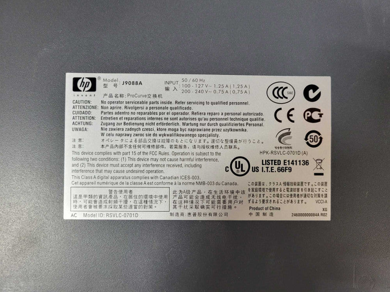 HP ProCurve J9088A 2610-48 48 Port Fast Ethernet Switch $