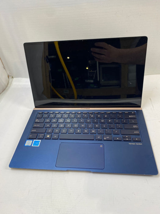 ASUS ZenBook UX433F Laptop i7-8565U 16GB RAM 256GB SSD No power adapter/READ! Q