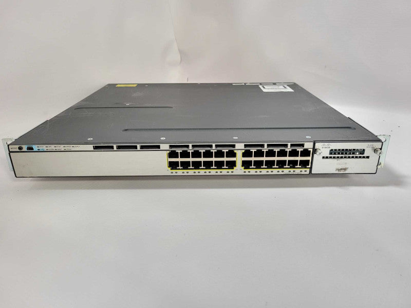Cisco WS-C3750X-24T-L 24 Port Gigabit Network Switch 1x 350W PSU $